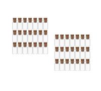 24 Pcs Mini Bottiglie Di Per Fare Regali Vasetti Piccoli Trasparente