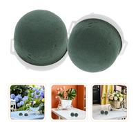24 Pcs Mini Fango Di Fiori Rotondi Schiume Floreali Supporto Per Cerchio