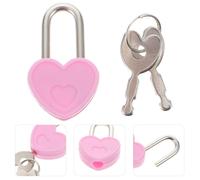 24 Pcs Mini Lucchetti Con Chiavi Lucchetto Per Diario Lock Forma Cuore