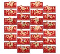 24 Pcs Pacchetto Rosso Buste Rosse Di Capodanno Red Welve Per Il Nuovo