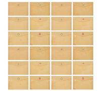24 Pcs Partecipazioni Matrimonio Buste Per Lettere Natalizie Kraft