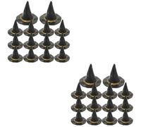 24 Pcs Piccole Figure Di Streghe Copricappelli Minuscoli Decorazioni Mini Casa
