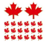 24 Pcs Spille A Forma Di Foglia D'acero Fibbia Sicurezza Pin Della Borsa