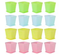 24 Pcs Vasetti Per Fiori Pentola Quadrata Mini Vaso Da Piccoli Vasi Succulenti