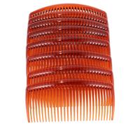 24 pezzi / 1 confezione di pettini per laterali in plastica Moda 27 denti