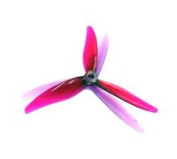 24 pezzi/12 paia 51377 eliche da corsa a 3 pale da 5 pollici for drone FPV da corsa freestyle(12Pairs Deep purple)