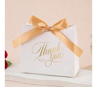 24 pezzi/12 pezzi/6 pezzi Sacchetti regalo con fiocco, perfetti per feste, compleanni, matrimoni, addii al nubilato, regali per gli ospiti del matrimonio, scatole regalo, decorazioni per ricevimenti d