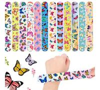 24 pezzi/12 pezzi/6 pezzi Serie Farfalla Braccialetto a scatto, Cinturino da polso a scatto con farfalla cartoni animati per adolescenti Miscelazione dei colori,Tipo farfalla - 24 pezzi,Tipo farfalla 