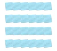 24 pezzi a righe Post-Stickies Note Pad colorato carta da scrittura foderato memo forniture scolastiche a righe post foderato memo pad colorato blocco regalo