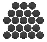24 Pezzi Anelli per Raccoglitori per Quaderni in Plastica Nera | Dischi da 35mm, Inserimento e Rimozione Rapidi, Profilo Sottile, per Riunioni e Aule