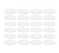 24 Pezzi Anelli per Raccoglitori Sciolti 35mm in Plastica | Inserimento Fogli Facile, Controllo Pagine Flessibile, Uso Quaderni e Planner, Bianco