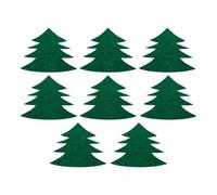 24 Pezzi Borsa per Posate a Forma di Albero di Natale Verde Non Tessuto | Coltelli e Forchette, Accento Festivo Leggero, per Tavola Natalizia e Feste in Famiglia