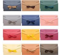 24 Pezzi Busta Lettera, 22 × 10,8 Cm Buste Lettere Kraft Colorate, Bellissime Bu