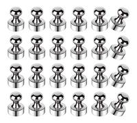 24 pezzi Calamita Potente,12 x 16 mm Calamite Frigorifero, Magneti Neodimio Calamite per Lavagna Magnetica, Calamite Potenti Piccole per Frigorifero, Lavagne, Bacheca, Foto