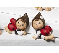 24 pezzi Calamite Coccinella Lulù in resina by Mandorle Bomboniere.