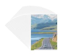 24 Pezzi Cartellina A L Formato A4, Plastica Maniche Giacca Documenti Carta, Documenti A4 In Polipropilene Per Scuola, Buste A L In Plastica Per Cartelle pour Contratti, Moduli Di Prova, Conferenze