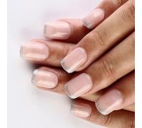 24 Pezzi Chiodi Artificiali Riutilizzabili Pressa Francese Su Bastone Quadrato Corto Su Falso Lucido Per La Festa