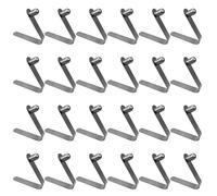 24 Pezzi Clip per palo della tenda, Clip a Molla per Kayak da 6 mm,Kayak Paddle Spring Snap Clips,Kayak Paddle Spinta Scatto Pulsante Tenda Molla Clip Pole Tubo per Campeggio Kayak Paddle Palo Tenda