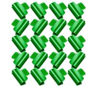 24 Pezzi Clip per Serra 5/8 Pollice in Plastica Verde | Teli Serra e Tunnel, Presa Salda e Stretta, Riduce Sfregamenti e Strappi
