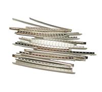 24 pezzi Cupronichel 2.4/2.7/2.9mm Larghezza 24 Frets Chitarra Fret Wire Set Per Chitarra Elettrica Basso Tastiera Fret Wire