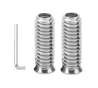 24 Pezzi Dadi di Avvitamento, M8x30mm Boccole Filettate per Legno, Inserti Filettati Dado a Testa Esagonale, Viti a Esagono Incassato per Mobili Legno