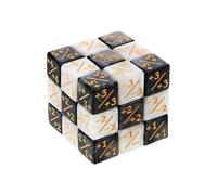24 Pezzi Dadi Magic The Gathering,Dadi Da Gioco,Token D6 Cubo,Contatori Di con Segno Più O Meno,Compatibile con MTG, CCG, Accessorio per Giochi di Carte, Gioco per Giochi Da Tavolo