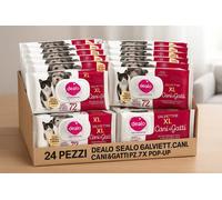 24 Pezzi Dealo Salviettine Cani E Gatti XL 72pz Detergenti Profumate Talco
