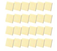 24 pezzi di adesivi a righe per appunti colorati per appunti pratici promemoria di carta per ufficio scuola memo a righe scrittura a righe post