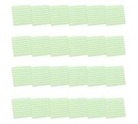 24 pezzi di adesivi a righe per appunti colorati per appunti pratici promemoria di carta per ufficio scuola memo a righe scrittura a righe post