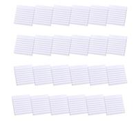 24 pezzi di adesivi a righe per appunti colorati per appunti pratici promemoria di carta per ufficio scuola memo a righe scrittura a righe post