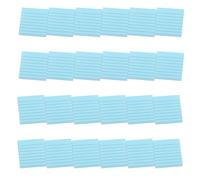 24 pezzi di adesivi foderati blocco di carta per appunti colorato semplice scrittura memo forniture scolastiche per studenti a righe post foderato memo pad colorato pad regalo