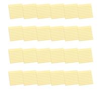 24 pezzi di adesivi foderati blocco di carta per appunti colorato semplice scrittura memo forniture scolastiche per studenti a righe post foderato memo pad colorato pad regalo