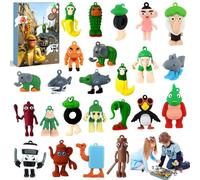 24 Pezzi di Figure Italian Brainrot Brainrot Personaggi Scimmia e Altri Meme Calendario Avvento Brainrot 3D Stampati Giocattoli in Silicone per Bambini e Adulti Ideali come Decorazione da Scrivania