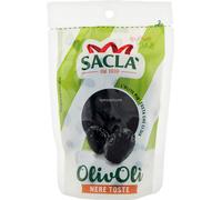 24 pezzi di olivolì olive nere toste saclà - 100 gr