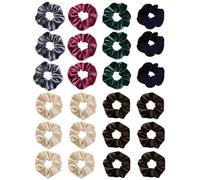 24 Pezzi Di Peluche Anello Per Capelli, Anello Per Capelli Semplice Retrò, Anello Per Capelli In Velluto, Anello Per Capelli Elastici, Strumenti Per Acconciatura