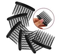 24 pezzi di plastica 17 denti velo da sposa pettini laterali per capelli con