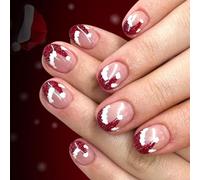 24 pezzi di plastica a pressione, per Natale, facili da applicare, componenti in ABS, per le vacanze, per le donne