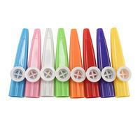 24 pezzi di plastica Kazoo colorato strumento musicale | 8 colori, per chitarra e ukulele, per violino e pianoforte, amanti della musica