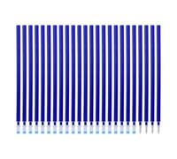 24 pezzi di ricambio cancellabili, ricarica penna gel cancellabile 0,7 mm compatibile con Legami, punta conica 13 cm, ideale per ufficio e uso quotidiano, correzione facile degli errori (blu)