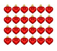 24 pezzi di San Ornamenti per il cuore Ornamenti per le palline a