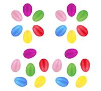 24 Pezzi Egg Maracas Percussion Rhythm Plastic Egg Maracas Set di Shaker per Uova per Attività Genitore-Figlio Neonati e Bambini Piccoli