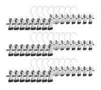 24 Pezzi Ganci Appendiabiti con Clip, Gancio Appendiabiti Ganci Pantalone n2666