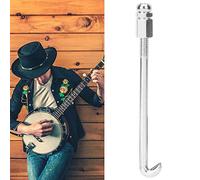 24 Pezzi Ganci Banjo, Materiale in Metallo di per Accessori Banjo, Facile e Conveniente da Sostituire, Colore Argento, Realizzato in Metallo per Finitura Squisita e Raffinata,