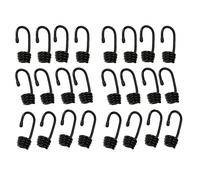 24 pezzi ganci per corda elastica elastica a spirale clip in metallo per barca