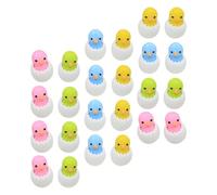 24 Pezzi Gomma a Forma di Pulcino in Adorabile e Disegni | Colorata e Originale, Compatta per Astucci, Adatta a Studenti e Insegnanti, per Segni di Matita Colore Casuale