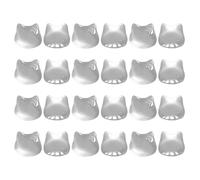 24 pezzi Helper per chiodi per unghie lunghi Accuratezza di digitazione migliorata migliorata feedback tattile migliorato a forma di gatto a forma di gatto per le donne uomini adolescenti studente