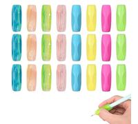 24 Pezzi Impugnatura Matita in Silicone Ergonomica per Bambini, Strumento di Scrittura per Imparare la Corretta Posizione della Mano, Ideale per Bambini in Età Prescolare e Alunni, Sicuro e