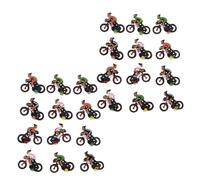 24 Pezzi In Miniatura 1/87 HO Modello Ciclista Fai Da Te Layout Di Tavolo