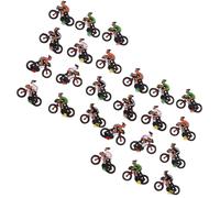 24 Pezzi In Miniatura 1/87 HO Modello Ciclista Fai Da Te Layout Di Tavolo Sabbia