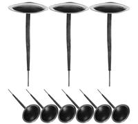 24 Pezzi Kit Ripara Pneumatici Auto, Chiodi a Fungo in Gomma Nera | Riparazione Rapida Forature, Kit di Emergenza Portatile, per Manutenzione Fai da Te e Uso